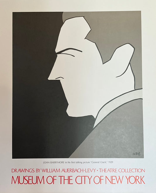 William Auerbach-Levy "General Crack" Poster